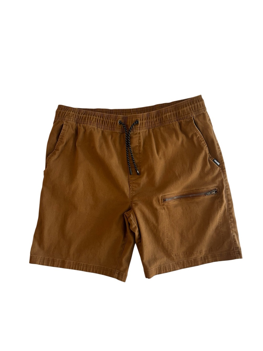 Tony Hawk Men's Casual Drawstring Shorts in Brown